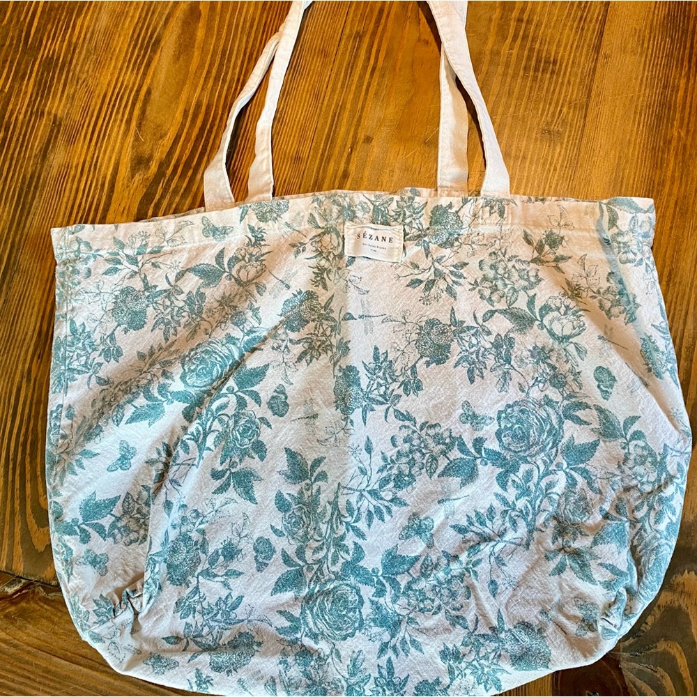 Sézane Flower Tote Bag